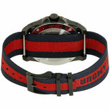 Gucci Dive Tiger Blue and Red Dial Blue Red Blue Nylon Strap Watch For Men - YA136215 Buy Now By Gucci