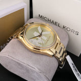 Michael Kors Bradshaw Quartz Gold Dial Gold Steel Strap Watch For Women - MK6555 Buy Now By Michael Kors