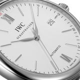 IWC Portofino Automatic White Dial Silver Mesh Bracelet Watch for Men - IW356505 Buy Now By IWC