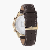 Tommy Hilfiger Parker Chronograph Black Dial Brown Leather Strap Watch For Men - 1791836 Buy Now By Tommy Hilfiger
