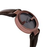Gucci G Interlocking Brown Dial Brown Leather Strap Watch For Women - YA133504 Buy Now By Gucci