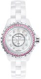 Chanel J12 Quartz Diamonds Mother of Pearl White Dial White Steel Strap Watch for Women - J12 H3243 Buy Now By Chanel