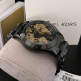 Michael Kors Layton Pave Black Dial Black Steel Strap Watch for Women - MK6091 Buy Now By Michael Kors