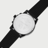 Armani Exchange Outerbanks Chronograph Black Dial Black Silicone Strap Watch For Men - AX1343 Buy Now By Armani Exchange