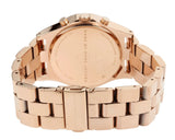 Marc Jacobs Henry Chronograph Rose Gold Dial Rose Gold Steel Strap Watch for Women - MBM3118 Buy Now By Marc Jacobs