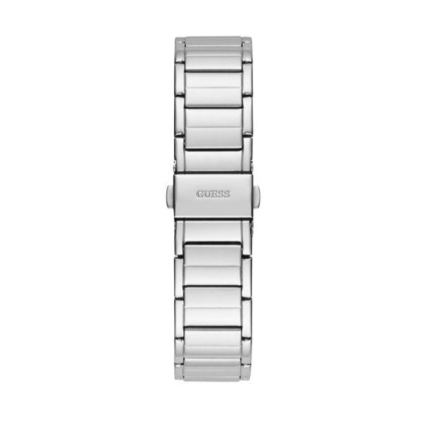 Guess Fusion Chronograph Crystals Silver Dial Silver Steel Strap Watch For Women - GW0552L1 Buy Now By Guess