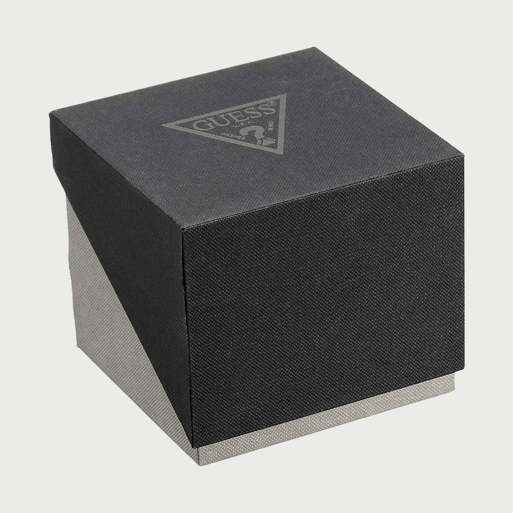 Guess Chelsea Crystals Black Dial Gold Mesh Bracelet Watch For Women - W0647L8 Buy Now By Guess