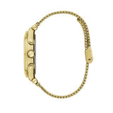 Guess Continental Chronograph Black Dial Gold Mesh Strap Watch For Men - GW0582G2 Buy Now By Guess