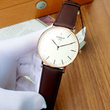 Tissot T Classic Everytime White Dial Brown Leather Strap Watch for Men - T109.610.36.031.00 Buy Now By Tissot