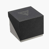 Guess Poseidon Chronograph Black Dial Black Silicone Strap Watch For Men - GW0425G1