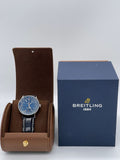 Breitling Navitimer Automatic 41 Blue Dial Blue Leather Strap Watch for Men - A17326161C1P3 Buy Now By Breitling