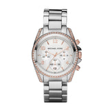 Michael Kors Blair Chronograph Silver Dial Silver Steel Strap Watch for Women - MK5459 Buy Now By Michael Kors