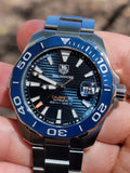 Tag Heuer Aquaracer Blue Dial Watch for Men - WAY211C.BA0928