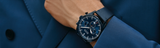 Hugo Boss Pioneer Quartz Blue Dial Blue Leather Strap Watch For Men - 1513711 Buy Now By Hugo Boss