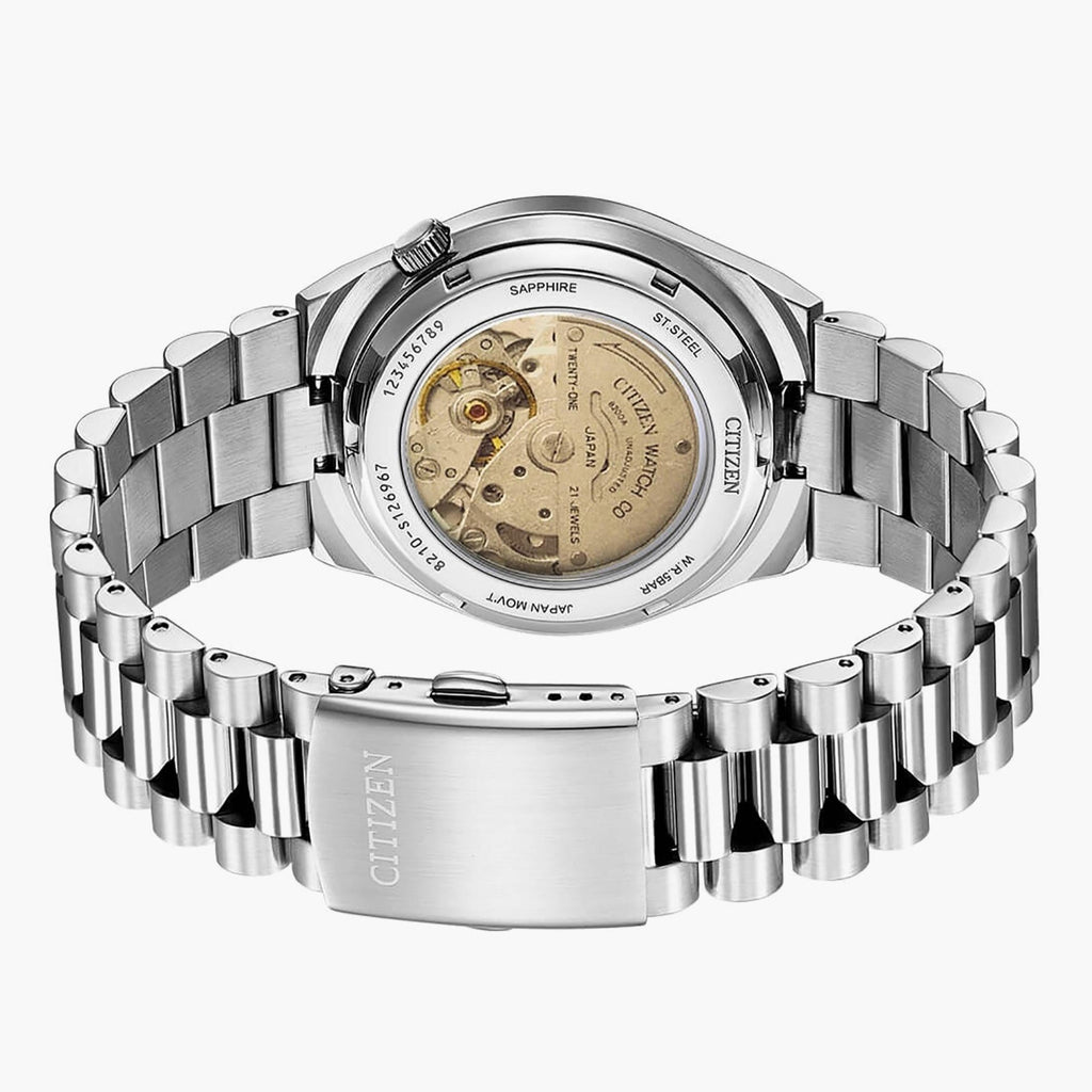 Citizen x Pantone Automatic Dreamy Pink Dial Silver Steel Strap Watch For Men - NJ0158-89X Buy Now By Citizen