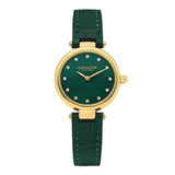 Coach Park Analog Green Dial Green Leather Strap Watch for Women - 14503534 Buy Now By Coach