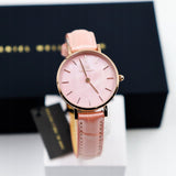 Daniel Wellington Petite Rouge Pink Dial Pink Leather Strap Watch For Women - DW00100511 Buy Now By Daniel Wellington