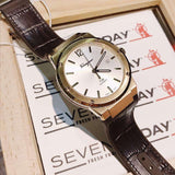 Salvatore Ferragamo F-80 Classic White Dial Brown Leather Strap Watch for Men - SFDT00819 Buy Now By Salvatore Ferragamo