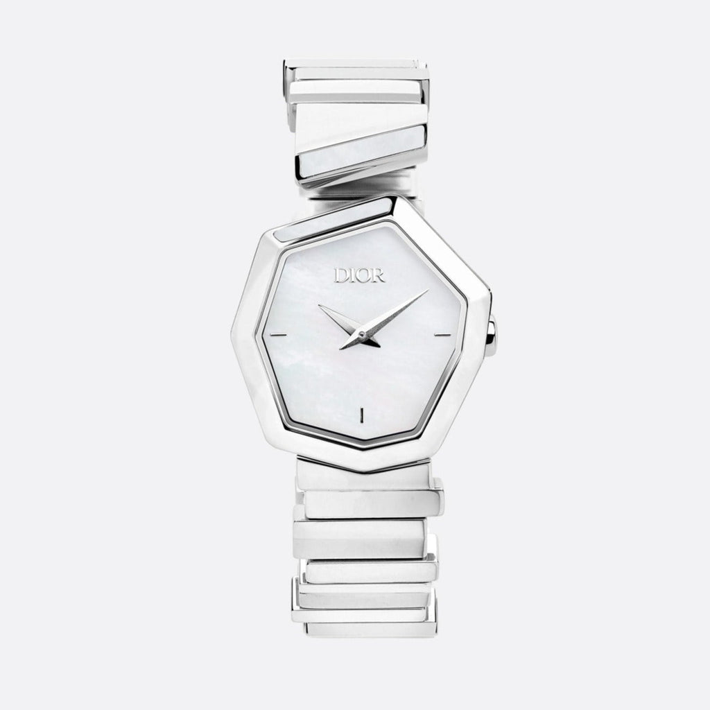 Dior Gem Dior Mother of Pearl Dial Silver Steel Strap Watch for Women - CD18111X1073 Buy Now By Dior