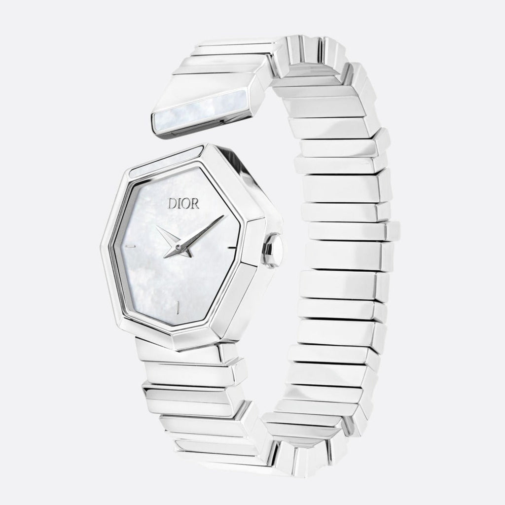 Dior Gem Dior Mother of Pearl Dial Silver Steel Strap Watch for Women - CD18111X1073 Buy Now By Dior