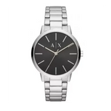 Armani Exchange Cayde Analog Black Dial Silver Steel Strap Watch For Men - AX2700 Buy Now By Armani Exchange