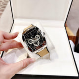 Guess Phoenix Multifunction Black Dial Brown Leather Strap Watch for Men - GW0202G3 Buy Now By Guess