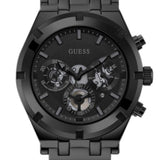 Guess Continental Chronograph Black Dial Black Mesh Strap Watch For Men - GW0582G3 Buy Now By Guess