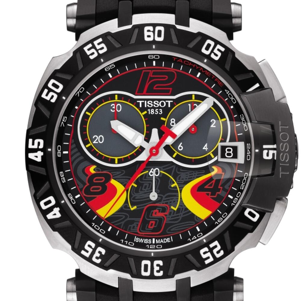 Tissot T Race Chronograph Stefan Bradl Special Edition Black Dial Black Rubber Strap Watch for Men - T092.417.27.057.02 Buy Now By Tissot