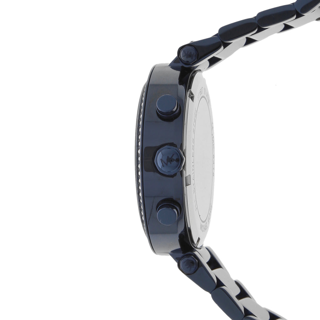 Michael Kors Parker Chronograph Blue Dial Blue Steel Strap Watch For Women - MK6418 Buy Now By Michael Kors