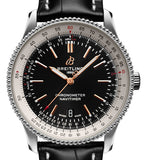 Breitling Navitimer 1 Automatic 41mm Black Dial Black Leather Strap Mens Watch - A17326211B1P2 Buy Now By Breitling