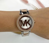 Michael Kors Parker Gold Dial Two Tone Steel Strap Watch for Women - MK6314 Buy Now By Michael Kors