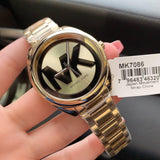 Michael Kors Janelle Gold Dial Gold Steel Strap Watch For Women - MK7086 Buy Now By Michael Kors
