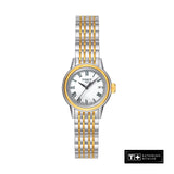 Tissot Carson Lady White Dial Two Tone Steel Strap Watch For Women - T085.210.22.013.00 Buy Now By Tissot