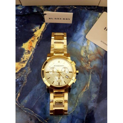 Burberry The City Gold Dial Gold Steel Strap Watch for Women - BU9753 Buy Now By Burberry