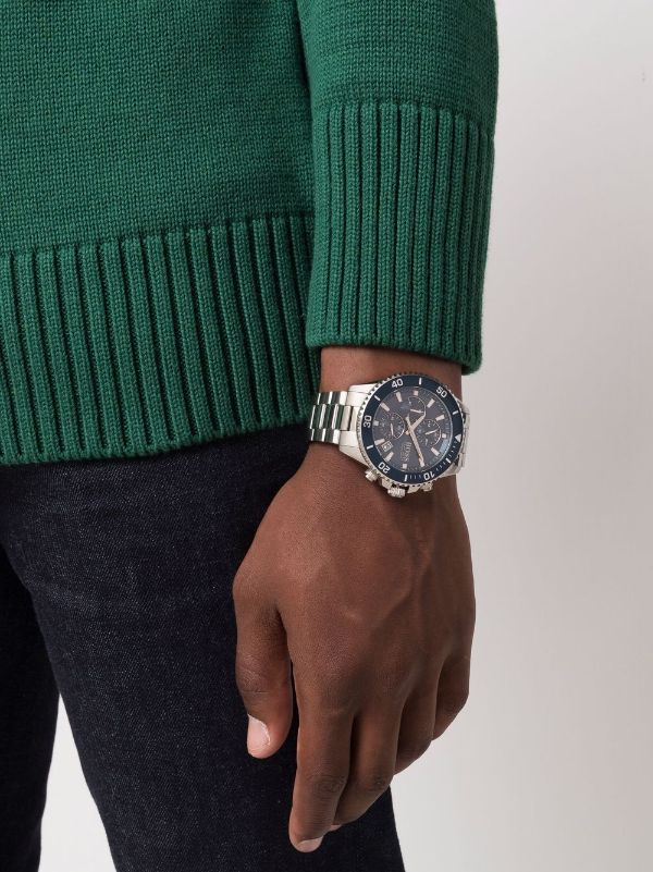 Hugo Boss Admiral Blue Dial Silver Steel Strap Watch for Men - 1513907 Buy Now By Hugo Boss