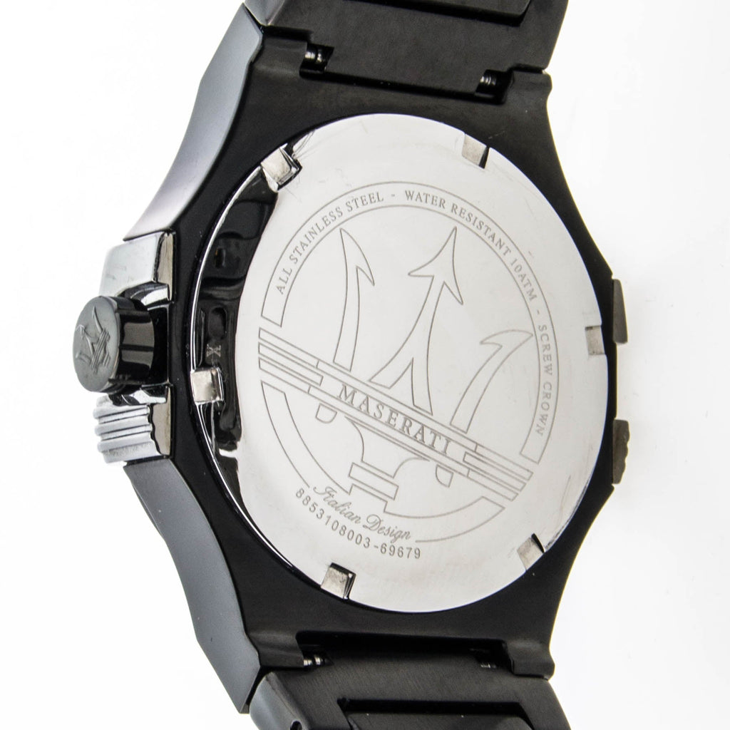 Maserati Potenza 42mm Black Analog Dial Black Strap Watch For Men - R8853108003 Buy Now By Maserati