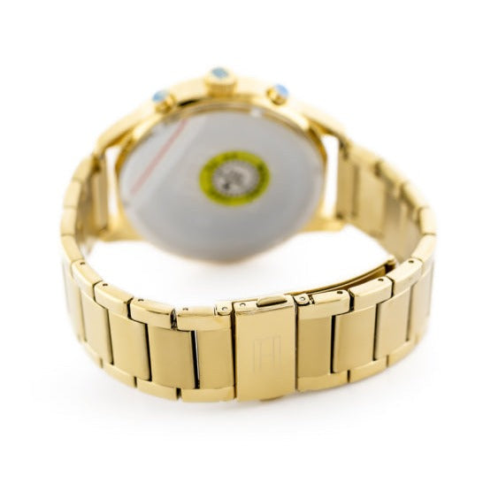 Tommy Hilfiger Chase Quartz White Dial Gold Steel Strap Watch for Men - 1791576 Buy Now By Tommy Hilfiger