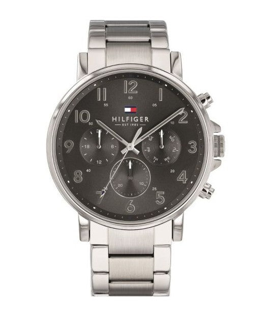 Tommy Hilfiger Chronograph Grey Dial Silver Steel Strap Watch for Men - 1710382 Buy Now By Tommy Hilfiger
