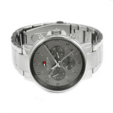 Tommy Hilfiger Chronograph Grey Dial Silver Steel Strap Watch for Men - 1710382 Buy Now By Tommy Hilfiger