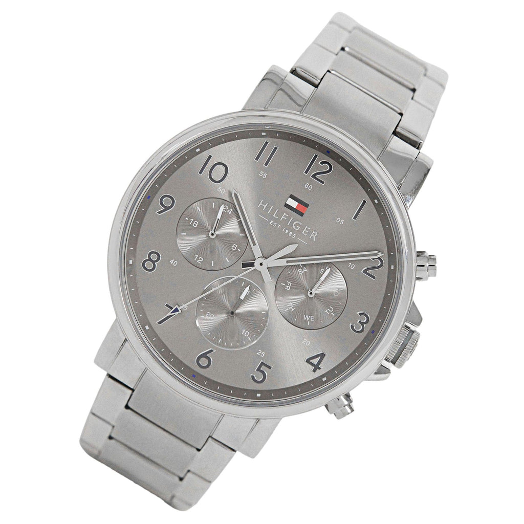 Tommy Hilfiger Chronograph Grey Dial Silver Steel Strap Watch for Men - 1710382 Buy Now By Tommy Hilfiger