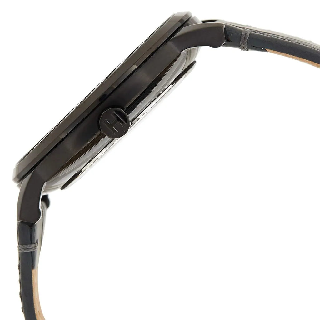 Tommy Hilfiger Brad Chronograph Quartz Grey Dial Grey Leather Strap Watch For Men - 1710388 Buy Now By Tommy Hilfiger