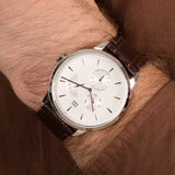 Tommy Hilfiger Brad Chronograph White Dial Brown Leather Strap Watch For Men - 1710389 Buy Now By Tommy Hilfiger