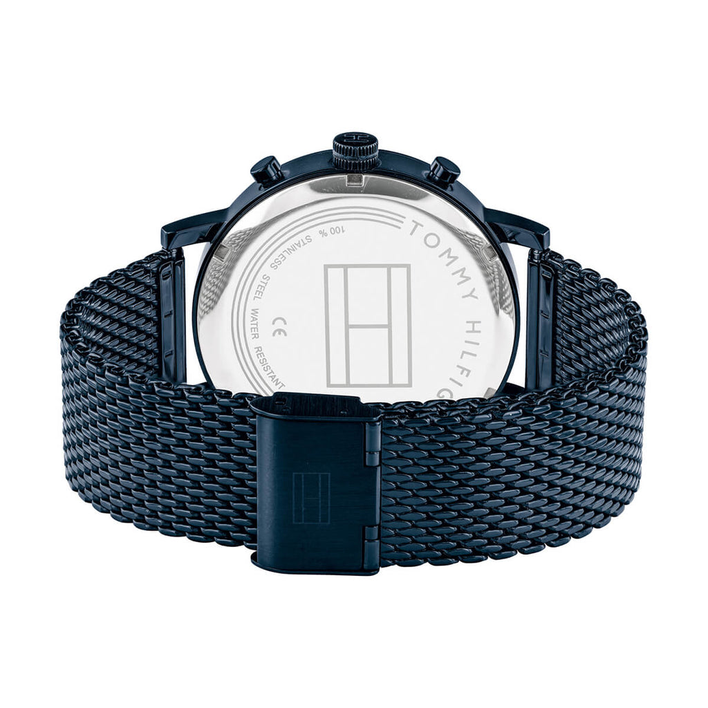 Tommy Hilfiger Evan Blue Dial Blue Mesh Bracelet Watch for Men - 1710397 Buy Now By Tommy Hilfiger