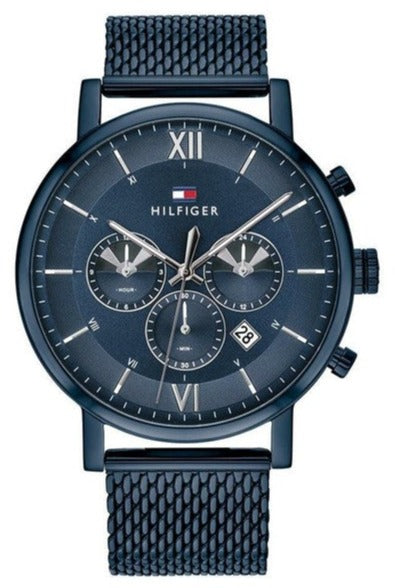 Tommy Hilfiger Evan Blue Dial Blue Mesh Bracelet Watch for Men - 1710397 Buy Now By Tommy Hilfiger