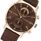 Tommy Hilfiger Kane Brown Dial Brown Leather Strap Watch for Men - 1710400 Buy Now By Tommy Hilfiger