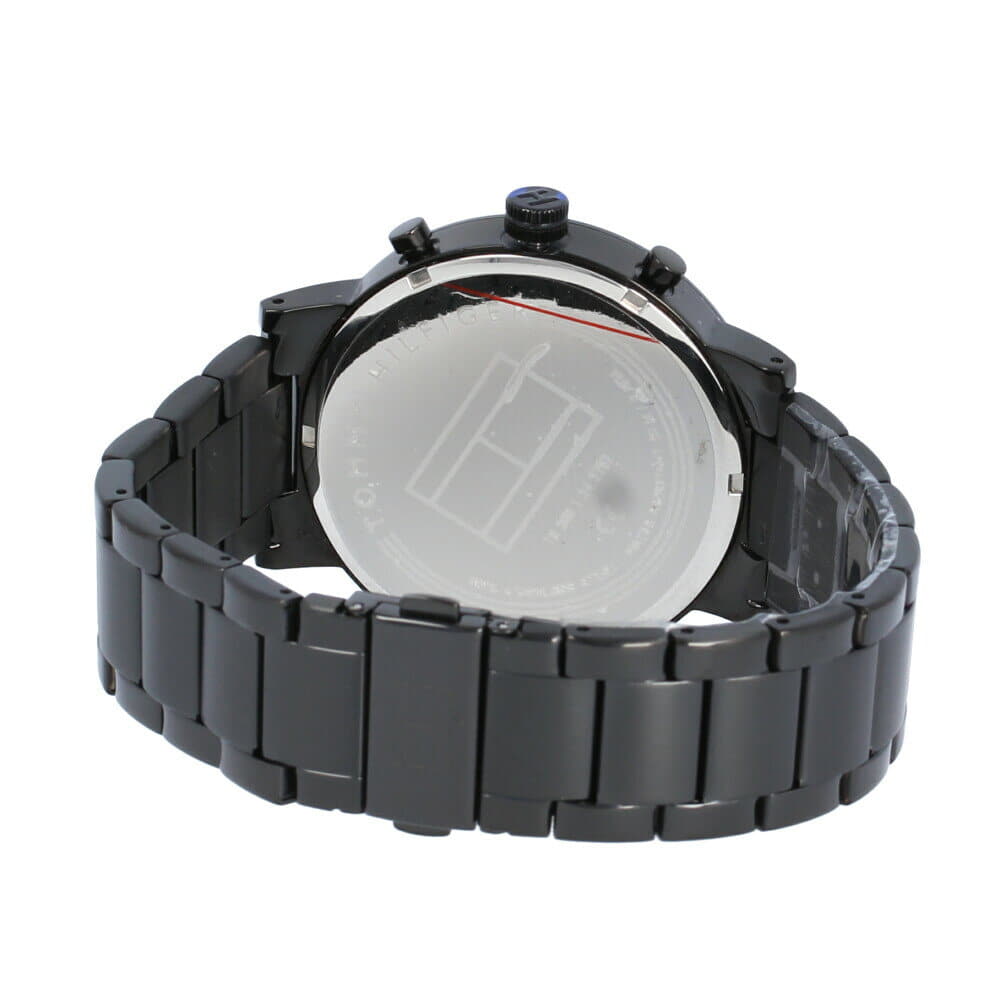 Tommy Hilfiger Evan Chronograph Quartz Black Dial Black Steel Strap Watch For Men - 1710410 Buy Now By Tommy Hilfiger