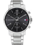 Tommy Hilfiger Daniel Black Dial Silver Steel Strap Watch for Men - 1710413 Buy Now By Tommy Hilfiger
