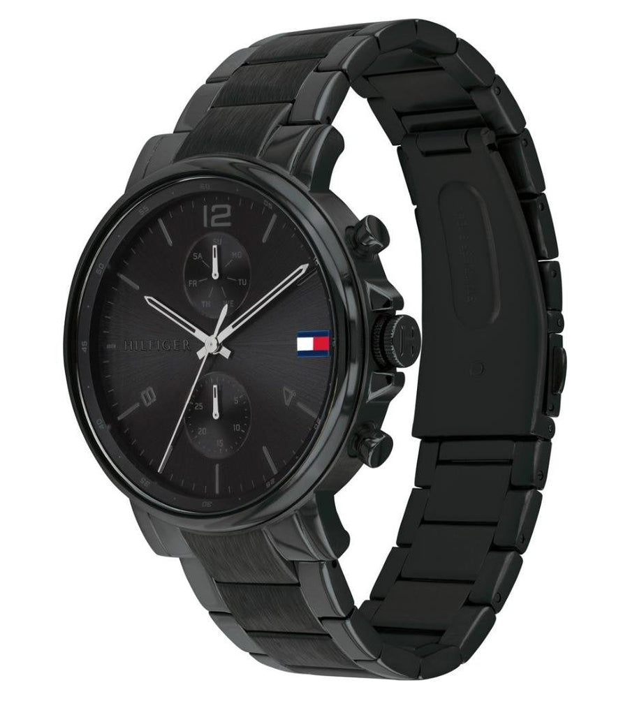 Tommy Hilfiger Daniel Black Dial Black Steel Strap Watch for Men - 1710414 Buy Now By Tommy Hilfiger