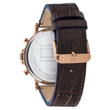 Tommy Hilfiger Daniel Blue Dial Brown Leather Strap Watch for Men - 1710418 Buy Now By Tommy Hilfiger