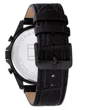 Tommy Hilfiger Baker Chronograph Black Dial Black Leather Strap Watch For Men - 1710452 Buy Now By Tommy Hilfiger